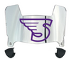 Stonehill Skyhawks Mini Football Helmet Visor Shield w/ Clips - PICK VISOR & LOGO COLOR