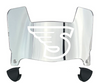Stonehill Skyhawks Mini Football Helmet Visor Shield w/ Clips - PICK VISOR & LOGO COLOR