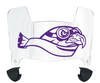 Stonehill Skyhawks Mini Football Helmet Visor Shield w/ Clips - PICK VISOR & LOGO COLOR