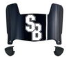 Stonybrook Seawolves Mini Football Helmet Visor Shield w/ Clips - PICK VISOR & LOGO COLOR