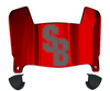 Stonybrook Seawolves Mini Football Helmet Visor Shield w/ Clips - PICK VISOR & LOGO COLOR