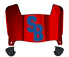 Stonybrook Seawolves Mini Football Helmet Visor Shield w/ Clips - PICK VISOR & LOGO COLOR
