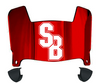 Stonybrook Seawolves Mini Football Helmet Visor Shield w/ Clips - PICK VISOR & LOGO COLOR