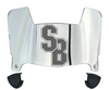 Stonybrook Seawolves Mini Football Helmet Visor Shield w/ Clips - PICK VISOR & LOGO COLOR