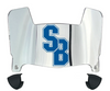 Stonybrook Seawolves Mini Football Helmet Visor Shield w/ Clips - PICK VISOR & LOGO COLOR