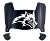 Stonybrook Seawolves Mini Football Helmet Visor Shield w/ Clips - PICK VISOR & LOGO COLOR
