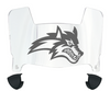 Stonybrook Seawolves Mini Football Helmet Visor Shield w/ Clips - PICK VISOR & LOGO COLOR
