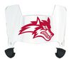 Stonybrook Seawolves Mini Football Helmet Visor Shield w/ Clips - PICK VISOR & LOGO COLOR