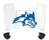 Stonybrook Seawolves Mini Football Helmet Visor Shield w/ Clips - PICK VISOR & LOGO COLOR