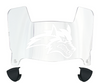 Stonybrook Seawolves Mini Football Helmet Visor Shield w/ Clips - PICK VISOR & LOGO COLOR