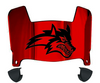 Stonybrook Seawolves Mini Football Helmet Visor Shield w/ Clips - PICK VISOR & LOGO COLOR