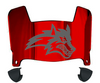 Stonybrook Seawolves Mini Football Helmet Visor Shield w/ Clips - PICK VISOR & LOGO COLOR