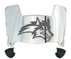 Stonybrook Seawolves Mini Football Helmet Visor Shield w/ Clips - PICK VISOR & LOGO COLOR