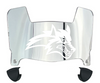 Stonybrook Seawolves Mini Football Helmet Visor Shield w/ Clips - PICK VISOR & LOGO COLOR