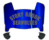 Stonybrook Seawolves Mini Football Helmet Visor Shield w/ Clips - PICK VISOR & LOGO COLOR