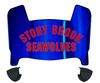 Stonybrook Seawolves Mini Football Helmet Visor Shield w/ Clips - PICK VISOR & LOGO COLOR