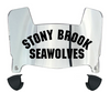 Stonybrook Seawolves Mini Football Helmet Visor Shield w/ Clips - PICK VISOR & LOGO COLOR