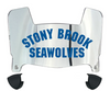 Stonybrook Seawolves Mini Football Helmet Visor Shield w/ Clips - PICK VISOR & LOGO COLOR