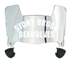 Stonybrook Seawolves Mini Football Helmet Visor Shield w/ Clips - PICK VISOR & LOGO COLOR