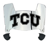 TCU Horned Frogs Mini Football Helmet Visor Shield w/ Clips - PICK VISOR & LOGO COLOR