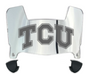 TCU Horned Frogs Mini Football Helmet Visor Shield w/ Clips - PICK VISOR & LOGO COLOR