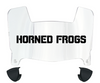 TCU Horned Frogs Mini Football Helmet Visor Shield w/ Clips - PICK VISOR & LOGO COLOR