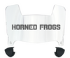 TCU Horned Frogs Mini Football Helmet Visor Shield w/ Clips - PICK VISOR & LOGO COLOR