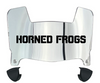 TCU Horned Frogs Mini Football Helmet Visor Shield w/ Clips - PICK VISOR & LOGO COLOR
