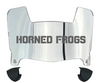 TCU Horned Frogs Mini Football Helmet Visor Shield w/ Clips - PICK VISOR & LOGO COLOR