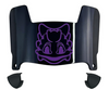 TCU Horned Frogs Mini Football Helmet Visor Shield w/ Clips - PICK VISOR & LOGO COLOR