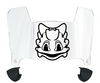 TCU Horned Frogs Mini Football Helmet Visor Shield w/ Clips - PICK VISOR & LOGO COLOR