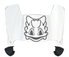 TCU Horned Frogs Mini Football Helmet Visor Shield w/ Clips - PICK VISOR & LOGO COLOR