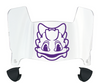 TCU Horned Frogs Mini Football Helmet Visor Shield w/ Clips - PICK VISOR & LOGO COLOR