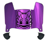 TCU Horned Frogs Mini Football Helmet Visor Shield w/ Clips - PICK VISOR & LOGO COLOR