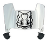 TCU Horned Frogs Mini Football Helmet Visor Shield w/ Clips - PICK VISOR & LOGO COLOR