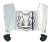 TCU Horned Frogs Mini Football Helmet Visor Shield w/ Clips - PICK VISOR & LOGO COLOR