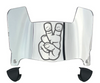 TCU Horned Frogs Mini Football Helmet Visor Shield w/ Clips - PICK VISOR & LOGO COLOR