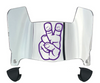 TCU Horned Frogs Mini Football Helmet Visor Shield w/ Clips - PICK VISOR & LOGO COLOR