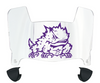 TCU Horned Frogs Mini Football Helmet Visor Shield w/ Clips - PICK VISOR & LOGO COLOR