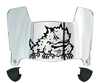 TCU Horned Frogs Mini Football Helmet Visor Shield w/ Clips - PICK VISOR & LOGO COLOR