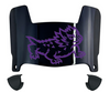 TCU Horned Frogs Mini Football Helmet Visor Shield w/ Clips - PICK VISOR & LOGO COLOR