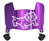 TCU Horned Frogs Mini Football Helmet Visor Shield w/ Clips - PICK VISOR & LOGO COLOR