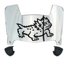 TCU Horned Frogs Mini Football Helmet Visor Shield w/ Clips - PICK VISOR & LOGO COLOR