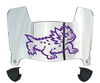 TCU Horned Frogs Mini Football Helmet Visor Shield w/ Clips - PICK VISOR & LOGO COLOR