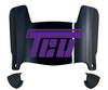 TCU Horned Frogs Mini Football Helmet Visor Shield w/ Clips - PICK VISOR & LOGO COLOR