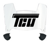 TCU Horned Frogs Mini Football Helmet Visor Shield w/ Clips - PICK VISOR & LOGO COLOR