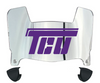 TCU Horned Frogs Mini Football Helmet Visor Shield w/ Clips - PICK VISOR & LOGO COLOR