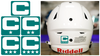 Captain Patch Jersey C Style TEAL Football Helmet Decal - Perfect for Adult & Youth Full Size Football Helmets