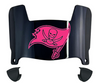 Tampa Bay Buccaneers Limited Edition Mini Football Helmet Visor Shield w/ Clips - PICK VISOR & LOGO COLOR