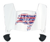 Tampa Bay Buccaneers Limited Edition Mini Football Helmet Visor Shield w/ Clips - PICK VISOR & LOGO COLOR